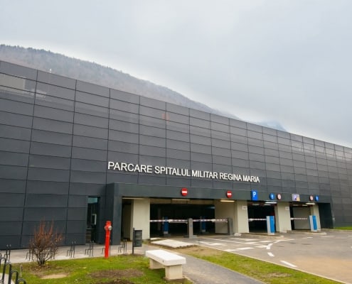 Spitalul Militar Regina Maria, sistem de parcare, Parcare Brasov