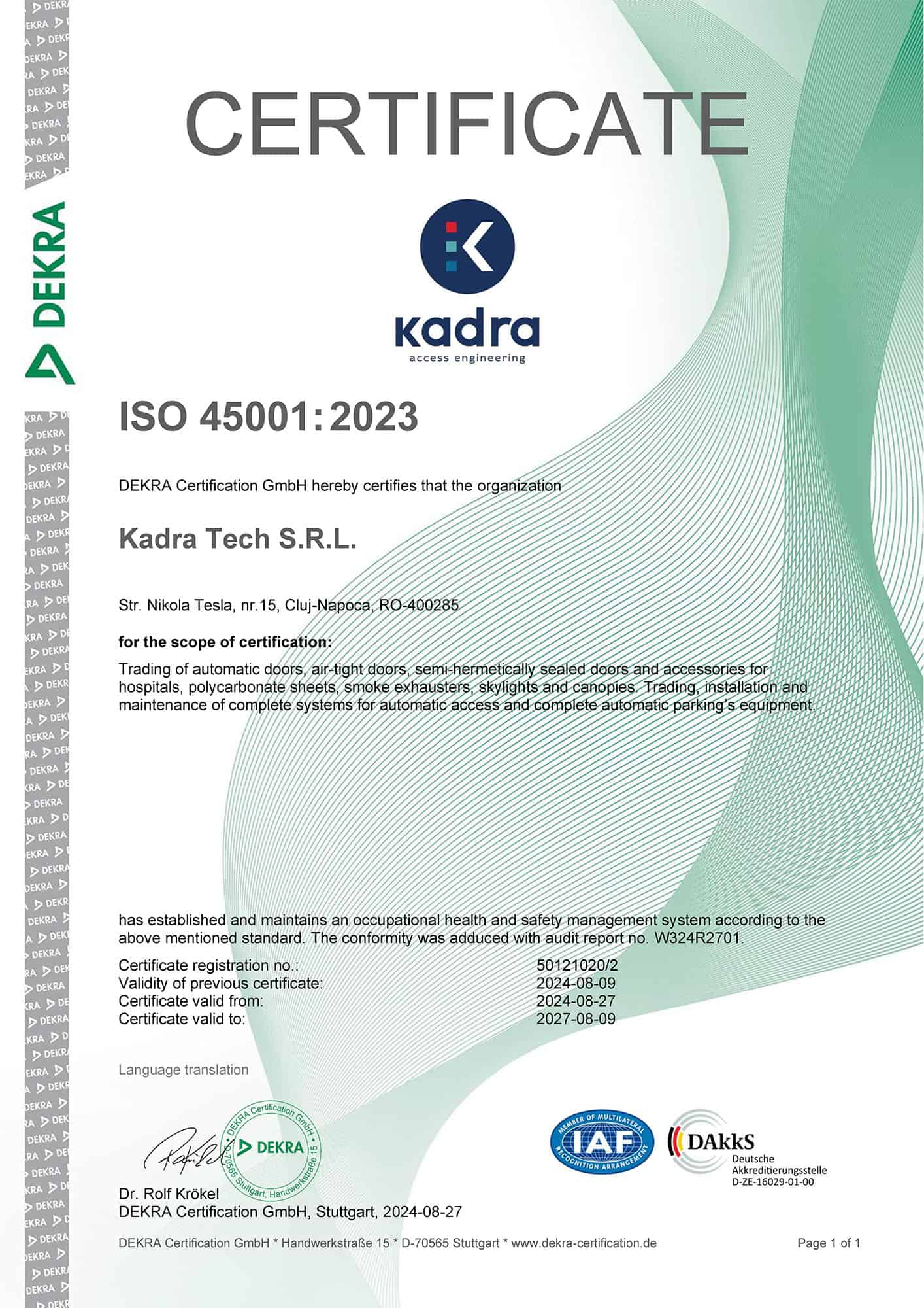 EN ISO 45001 2023