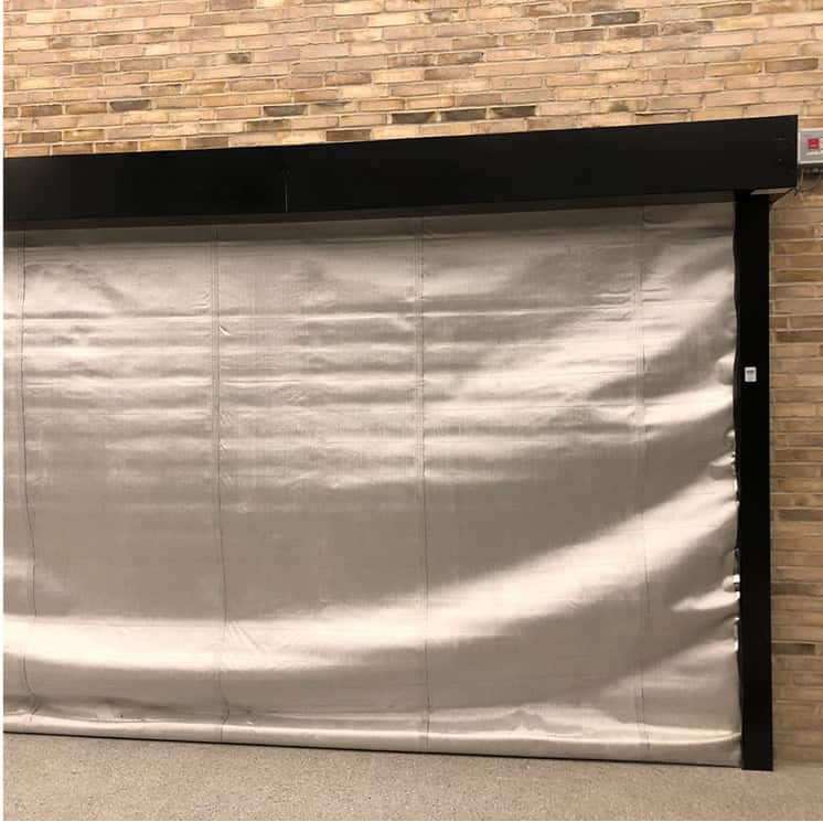 Fire-resistant curtains, KADRA, protection and evacuation in case of fire
