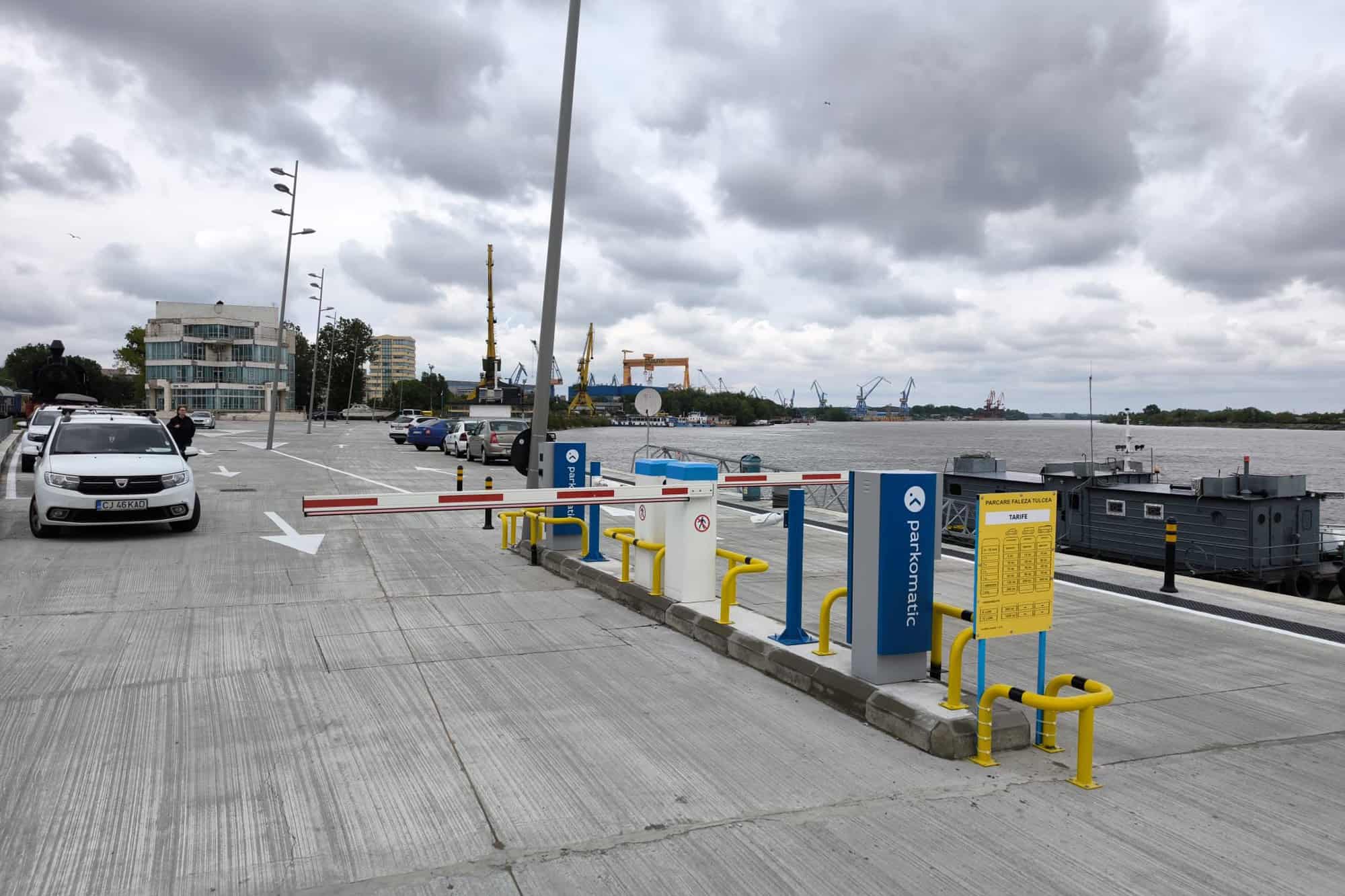 KADRA systematized parking on the Tulcea cliff