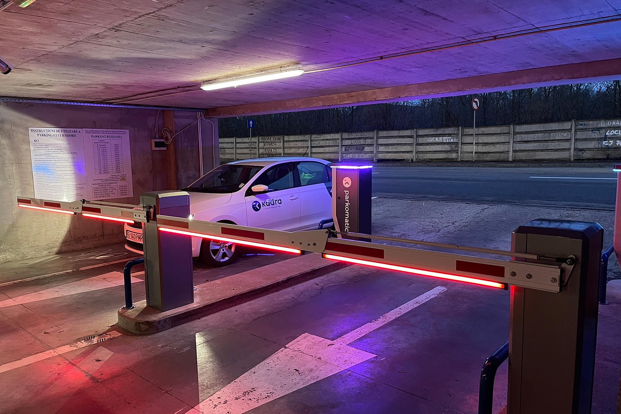 Parking barriers, KADRA, barrier parking systems 1