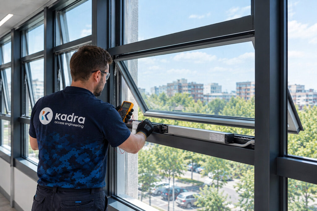 Window automation service - rapid interventions, audit, and maintenance, KADRA, service and maintenance, KADRA Service